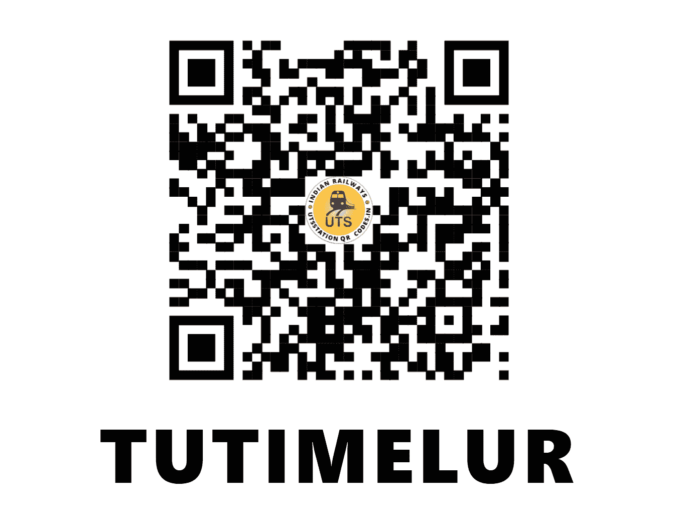 UTS QR Code for TUTIMELUR - TME (SR - TAMIL NADU)